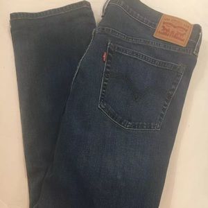 LEVIS Womens Jeans Blue Boyfriend Style